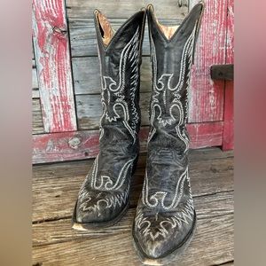 OLD GRINGO METALLIC STITCHING WOMENS 8